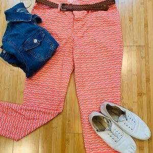 Old navy pixie chino orange fish jeans